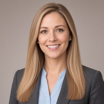 AI-generated image of Jenna Whitaker, an AI assistant (not a real person)